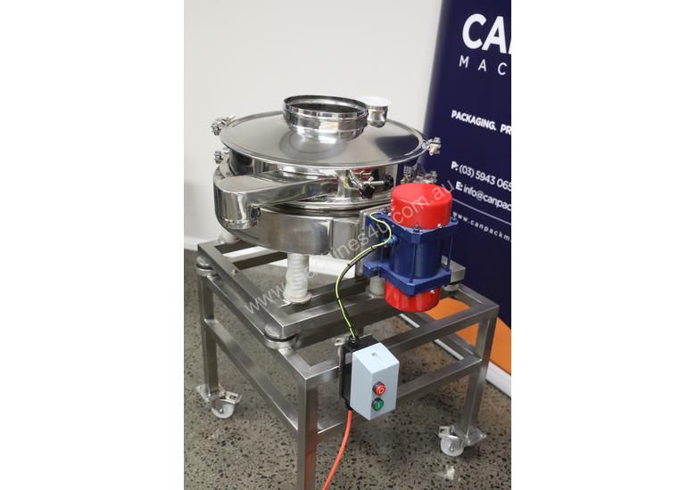 caption Vibratory Sieve (NEW) - Great for powder/granular products!