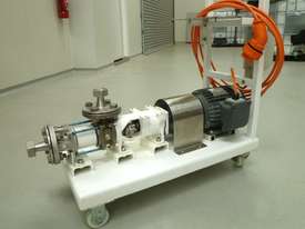 MONO Stainless Steel Pump & Motor - on trolley - picture0' - Click to enlarge