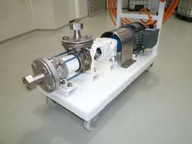 MONO Stainless Steel Pump & Motor - on trolley - picture1' - Click to enlarge