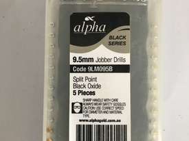 Alpha 9.5mmØ Black Series Jobber Drill Bit Pack of 5 - picture2' - Click to enlarge