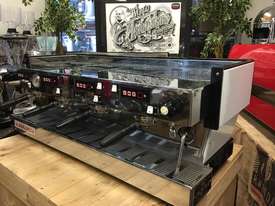 LA MARZOCCO LINEA CLASSIC 4 GROUP WHITE WITH CRONOS TOUCHPADS ESPRESSO COFFEE MACHINE - picture1' - Click to enlarge