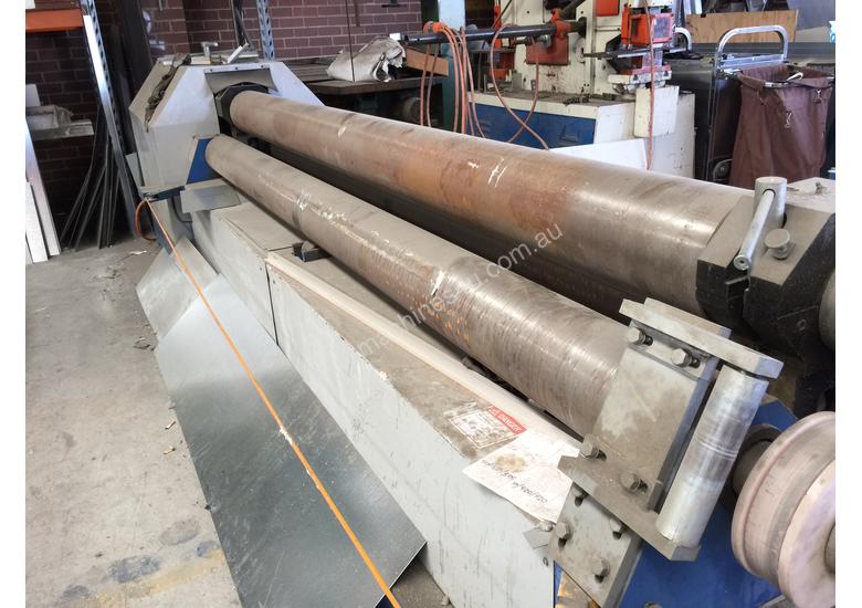 caption Just Traded - 3100mm x 6.5mm Plate Rollers with Stub Extension End Formers