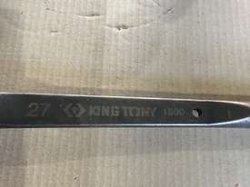King Tony Ratchet Podger Spanner Socket Wrench 27mm x 30mm 1500  - picture1' - Click to enlarge