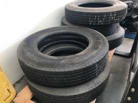Tubeless 6 Unused Truck Tyres $200 each. Size is 9R22.5 - picture1' - Click to enlarge