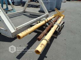 CABLE DRUM STAND & PALLET COMPRISING OF CABLE DRUM SPINDLES & JIB CRANE COLUMNS - picture1' - Click to enlarge