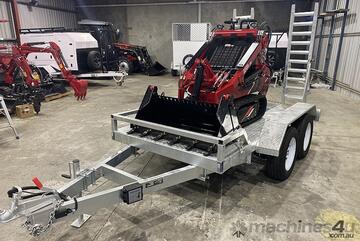 T25 Mini Skid Steer Loader Trailer Package