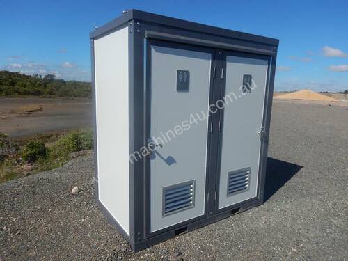 Portable Double Toilets, Sinks