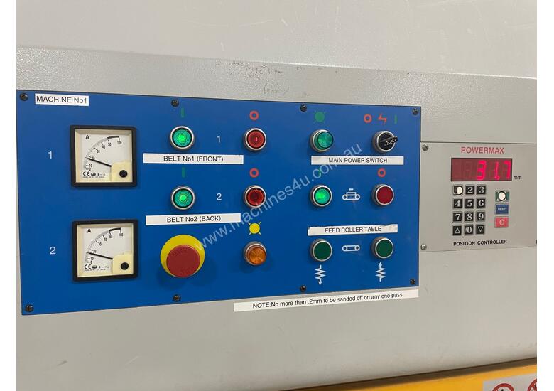 Used 2008 powermax Wide Belt Sander Wide Belt Drum Sanders in