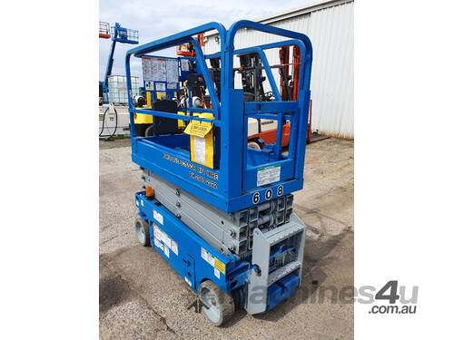 caption GENIE GS-1932 19ft 6 metre Electric Scissor Lift - Hire