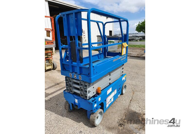 caption GENIE GS-1932 19ft 6 metre Electric Scissor Lift - Hire