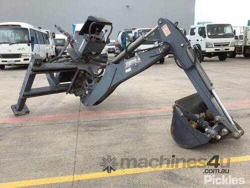 C2008 Sigma 4 RES C 290 Backhoe Attachment, Shifting Frame, Bucket approx 850mm.