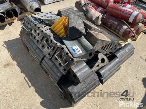 Pallet Of Rubber/ Steel Chocks