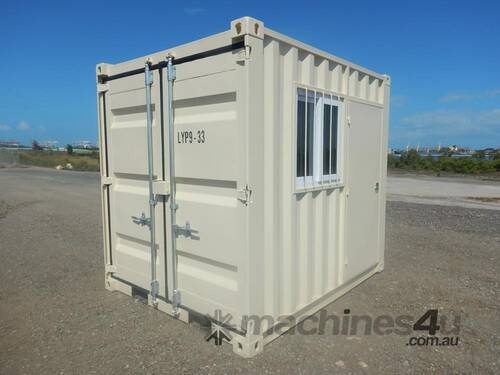 Unused 2.7m Container, 1 Door, 1 Window