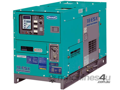 DENYO 18KVA Diesel Generator - 1 Phase - DCA-18ESX