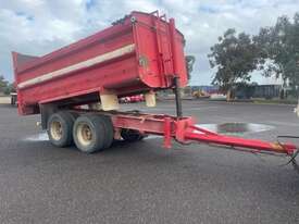 Trailer Pig Trailer Bogie 5m long Tip over draw bar SN1313 SW11883 - picture0' - Click to enlarge