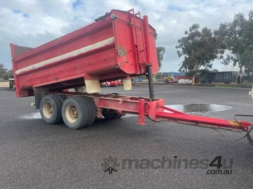 Trailer Pig Trailer Bogie 5m long Tip over draw bar SN1313 SW11883