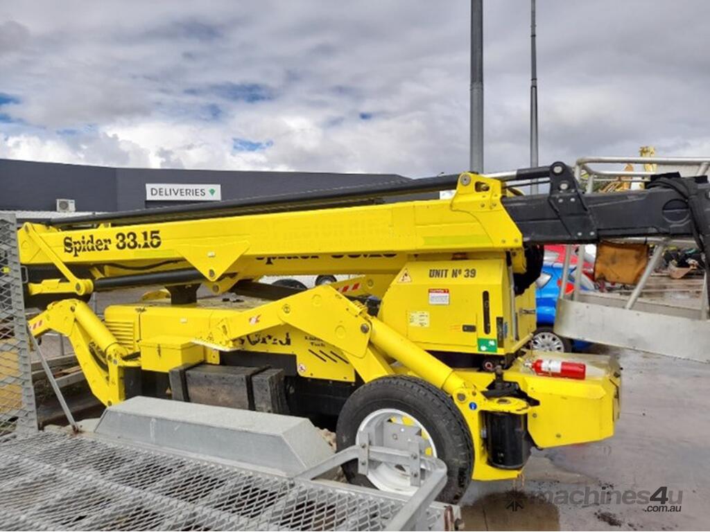 Used platform basket Platform Basket 33 15 Unit 39 Spider Boom Lifts in