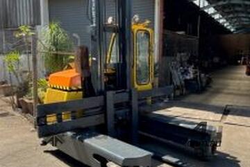 Hubtex DQ45-G, 4.5Ton (LIFT 6.1m) Side-Loader LPG Forklift