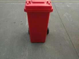 Unused 120lt Red Wheelie Bin (5 of) - picture1' - Click to enlarge