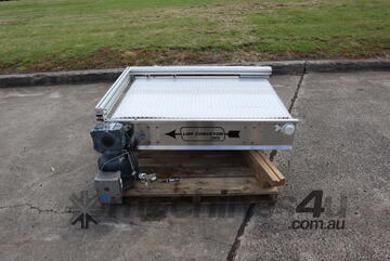 Contech Stainless Steel Wide Belt Conveyor - 1.2m long 765mm Wide