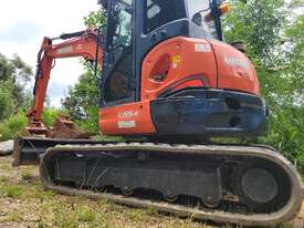 Kubota U55-4 cabin excavator  - picture2' - Click to enlarge