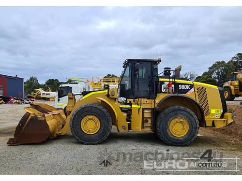 2012 CAT 980K Wheeled Loader, A/C 