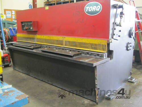 Torq 2500mm x 4mm Hydraulic Overdriven Guillotine