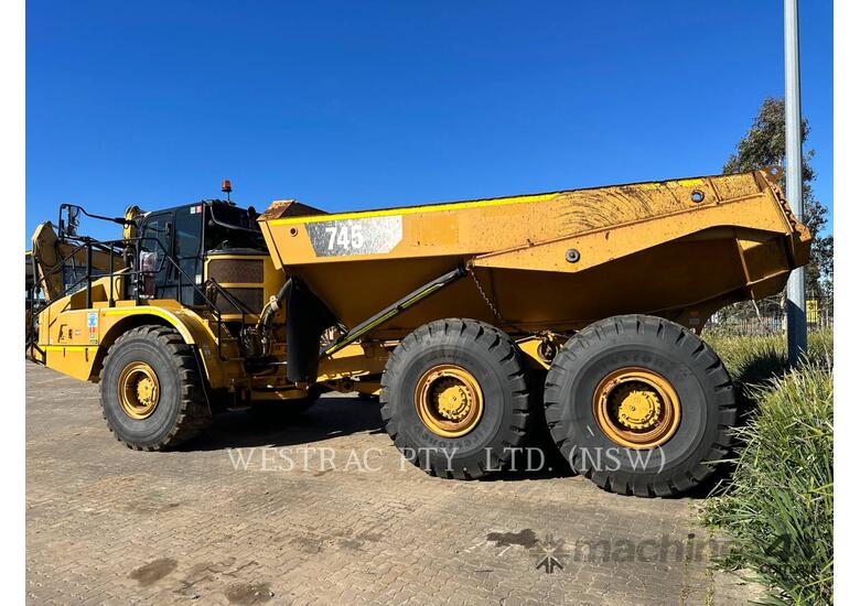 caption CAT 745-04LRC Articulated Trucks
