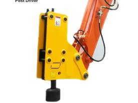 Excavator Post Rammer available to suit various Excavators from 0.8 to 7 Ton - picture0' - Click to enlarge