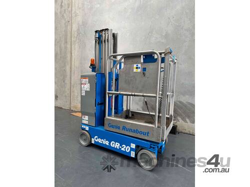 caption Genie GR20 - 20ft Electric Run About Man Lift