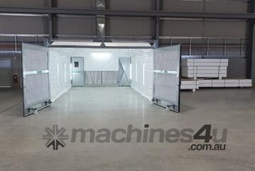 Automotive Spray Booth with Portable, Retractable Technology!