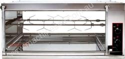 caption Semak M8 Manual Chicken Rotisserie 8 Bird Capacity