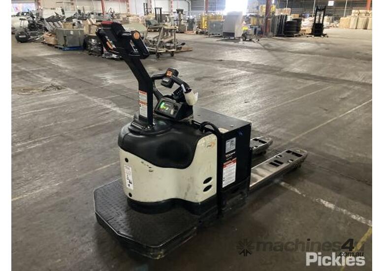 Used Crown Crown PE450060 Walk Behind Electric Pallet Jack Powered
