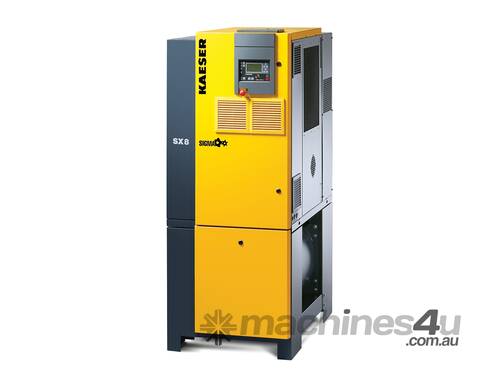 caption CVA Compressors - New Kaeser Screw Compressor 5.5kw SX8 Air Centre - Built in Dryer & Tank - German