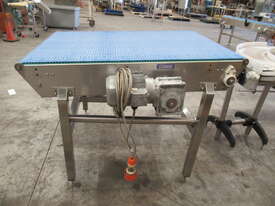 Plastic Intralox Belt Conveyor, 1300mm L x 885mm W - picture0' - Click to enlarge