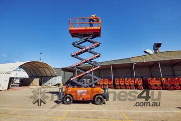 Brand   Dingli 33ft Diesel Scissor Lift - SC1018 - AWD