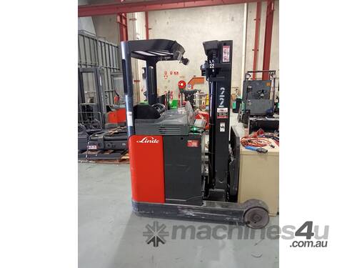 Linde R16 Container Mast Battery Electric Reach Forklift