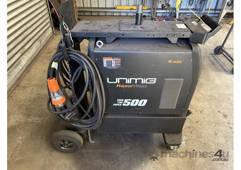 Used jasic Jasic Unimig Razorweld 500 Welder and Wire Feeder Welding