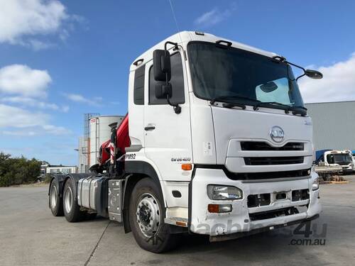 2017 Nissan UD Quon GW26 420 Prime Mover Crane Truck