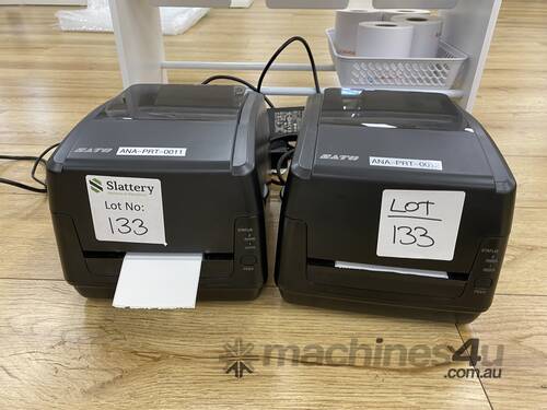 2 x Sato Barcode Printers