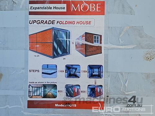 Unused MOBE MO1S Folding Storage Building/Office