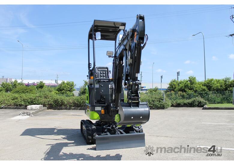 caption Achilles A14SE Mini Excavator Kubota Engine
