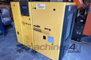 Kaeser SK21T compessor with SMC Refridgerated Air Dryer