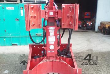 Hyd Power pole puller 40 ton rated ,skid steer attachment , Acculec , EZ spot UR ,