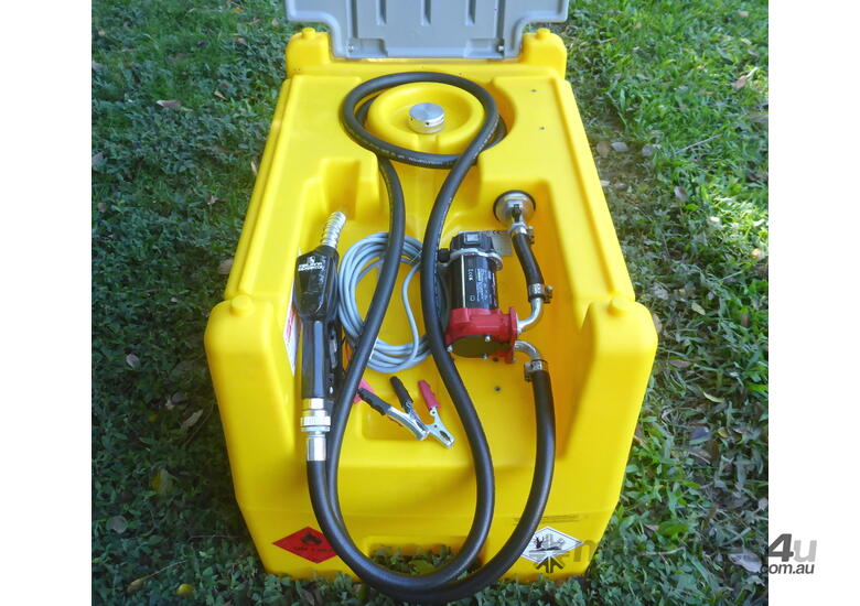 caption New Italian 220L Diesel Fuel Cell Tank with 12v Pump & Bowser trigger