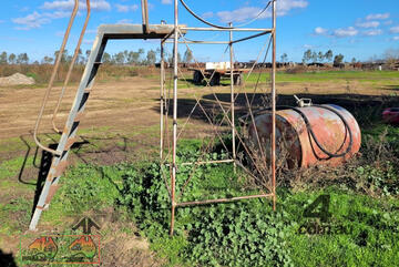 (8128) O/Head Diesel Bowser with Ladder & Hose (Tongala, VIC)