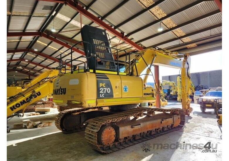 caption 2018 KOMATSU PC270LC-8 Excavator