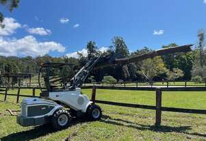 Articulated Mini Loader Telescopic Boom 38hp Hydrostatic with Finishing Mower