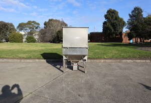 Stainless Steel Hopper Silo 1200 L