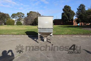 Stainless Steel Hopper Silo 1200 L